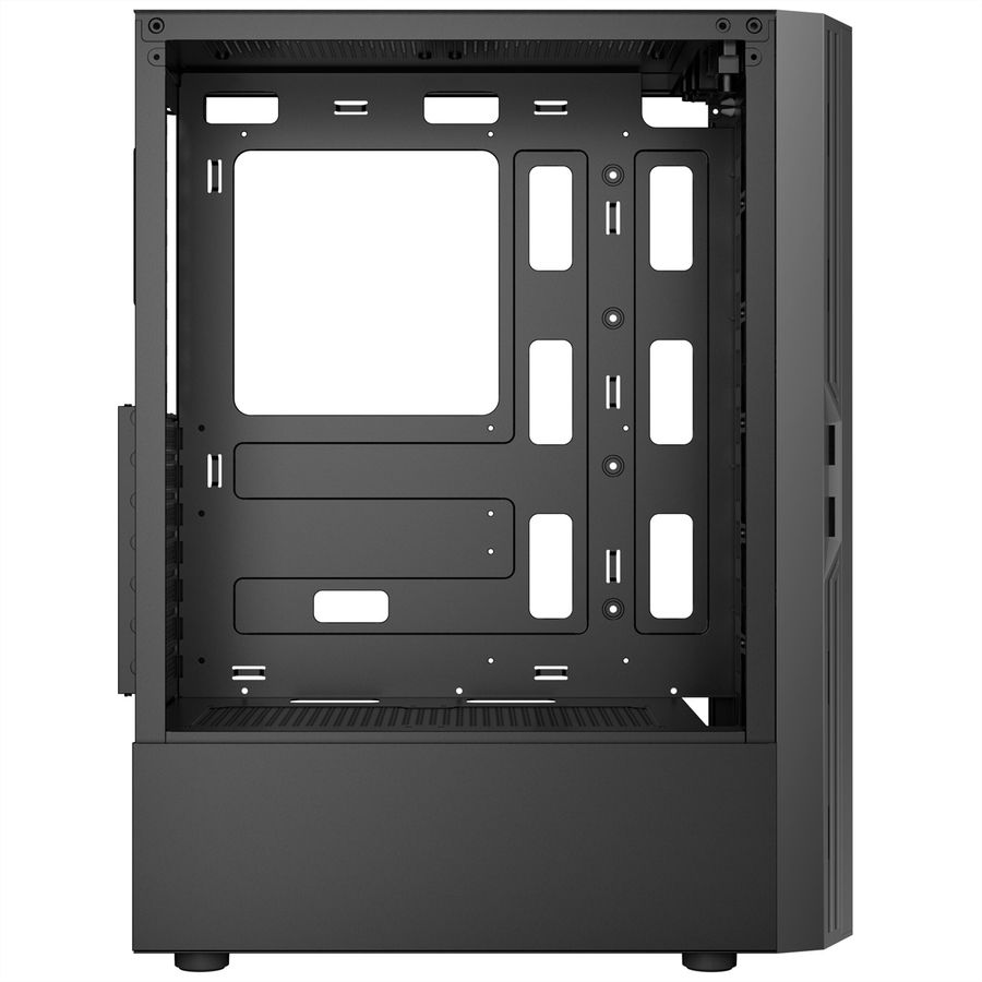 ANTEC AX20 PC Gehäuse Midi Tower Gaming Black ATX, schwarz