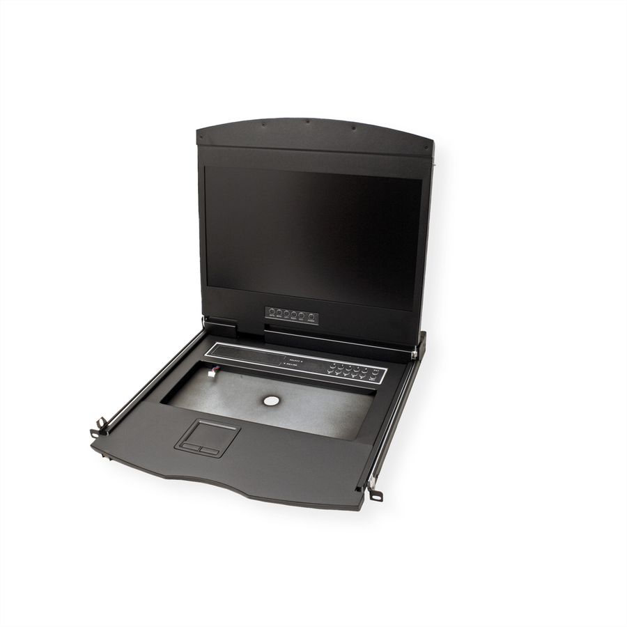 VALUE 19-Zoll-KVM-Konsole, 48 cm (19") TFT (16:9), VGA, USB, UK-Layout