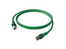 EasyLan DualBoot PushPull IP20 Patchkabel, Kat.6A (Class EA), S/FTP, grün, 7,5 m