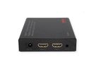 ROLINE HDMI Extender und Splitter, 1x2, über Kat.6A, 70m, 4K60Hz