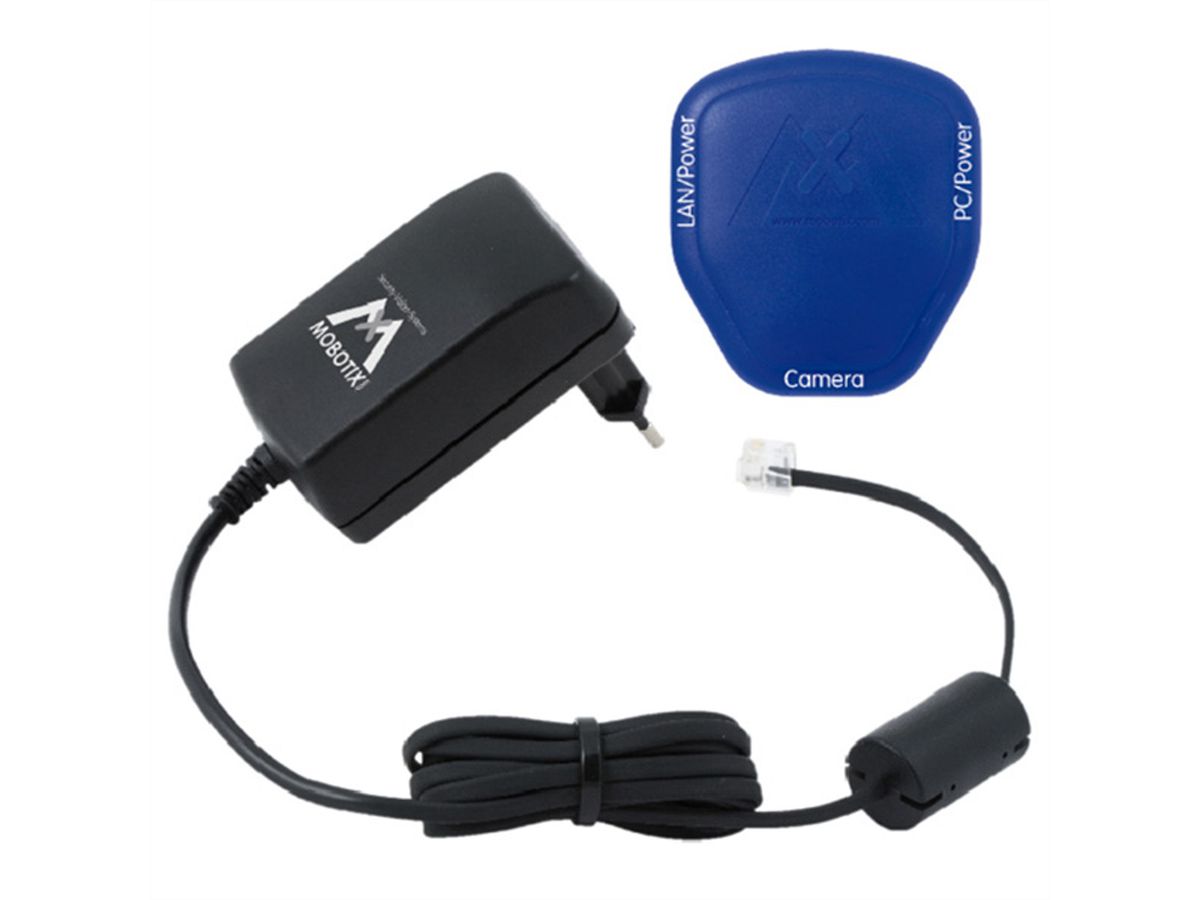 MOBOTIX Power-Adapter-PoE-Set mit Netzsteckern für EUR, UK, US, AUS (MX-NPA-PoE-INT-Set)