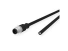 METZ CONNECT Sensor-/Aktorltg., M12-ST A-kodiert, gerade-freies Ende, ungeschirmt, 5polig, PUR, 1 m