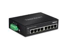 TRENDnet TI-E80 Industrial Fast Ethernet DIN-Rail Switch 8-Port