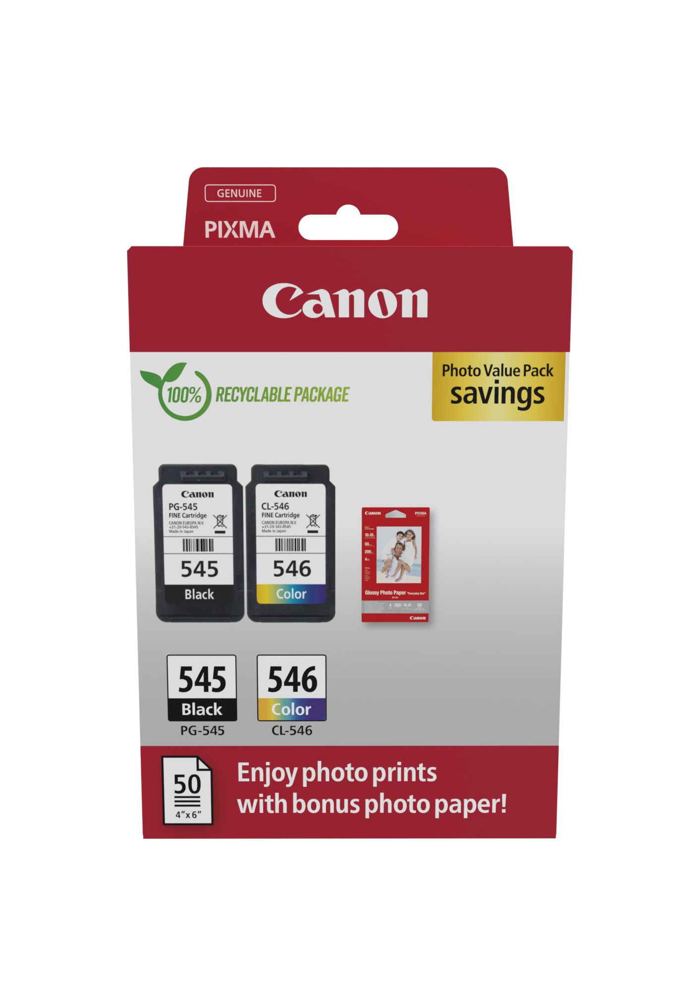Canon PG-545/CL-546 Photo Value Pack
