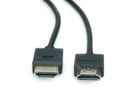 ROLINE 4K HDMI Ultra HD Kabel mit Ethernet, aktiv, ST/ST, schwarz, 3 m