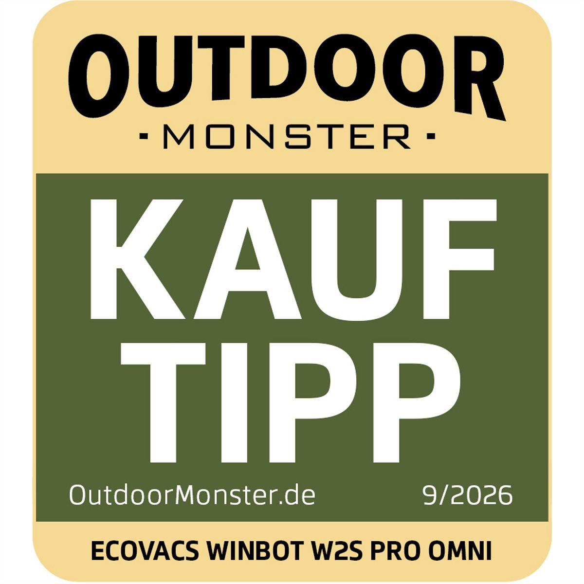Ecovacs Fensterreiniger WINBOT W2S PRO OMNI, weiß