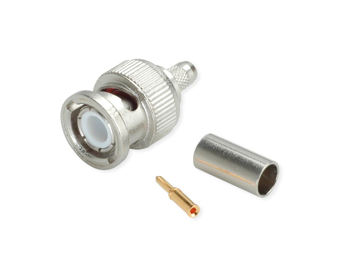 TELEGÄRTNER BNC-Crimpstecker 50 Ohm, für RG-58C/U Professional