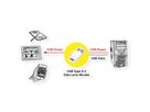 VALUE USB Typ A - C Datenblockier-Adapter