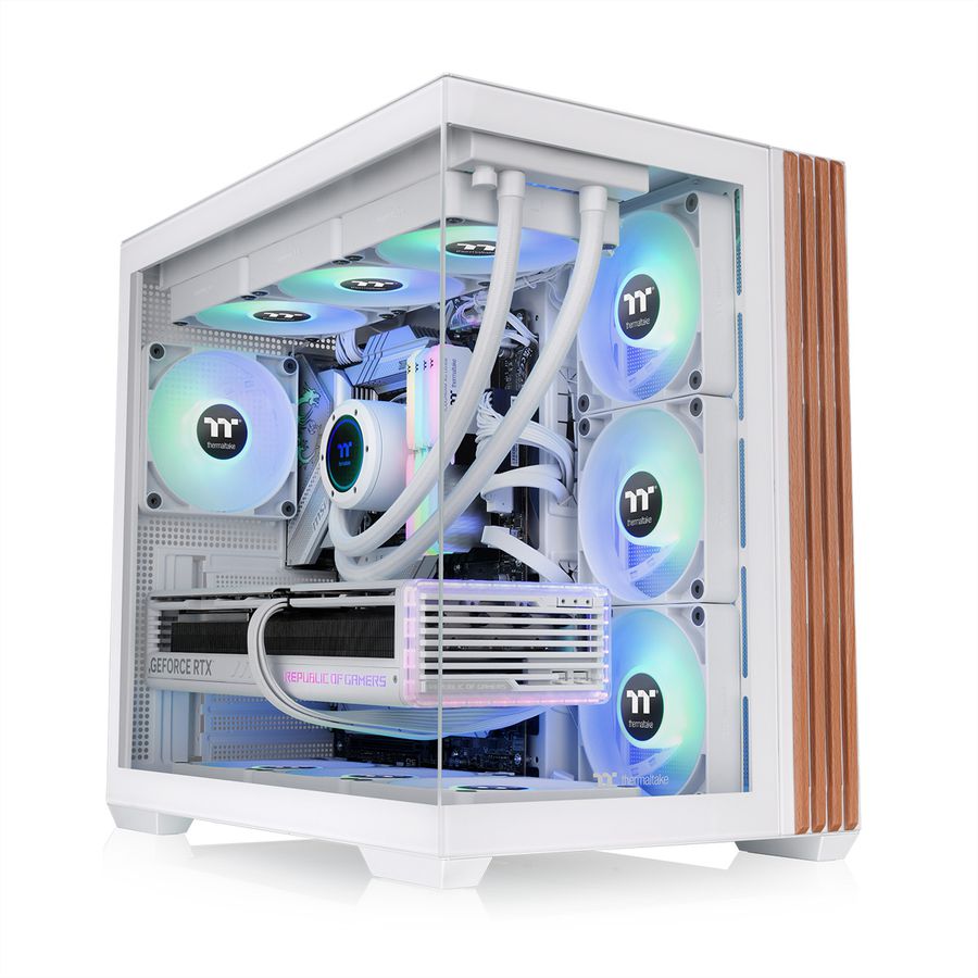 Thermaltake View 380 WS ARGB Mid Tower Gehäuse, weiß
