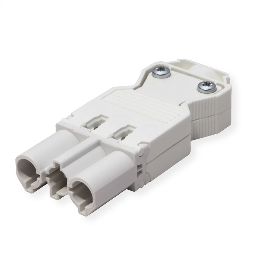 BACHMANN Gerätestecker GST18/3 weiss