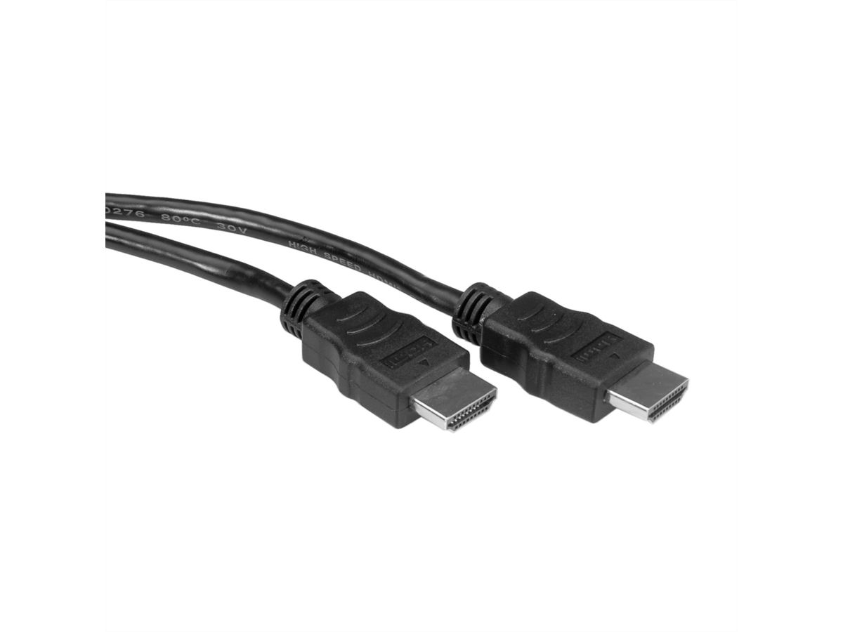 STANDARD HDMI High Speed Kabel mit Ethernet, schwarz, 3 m