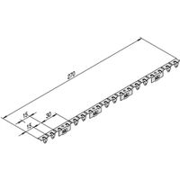 SCHROFF EMV-Edelstahldichtung zwischen Abdeckblech und Seitenwand - KONT.STR ADBL-SW 10STK