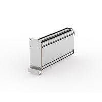 SCHROFF Kassetten PRO 3 HE-Bausätze, Frontplatte geschirmt (Textildichtung) - KAS S1 OP EMV 3HE 10TE 227T