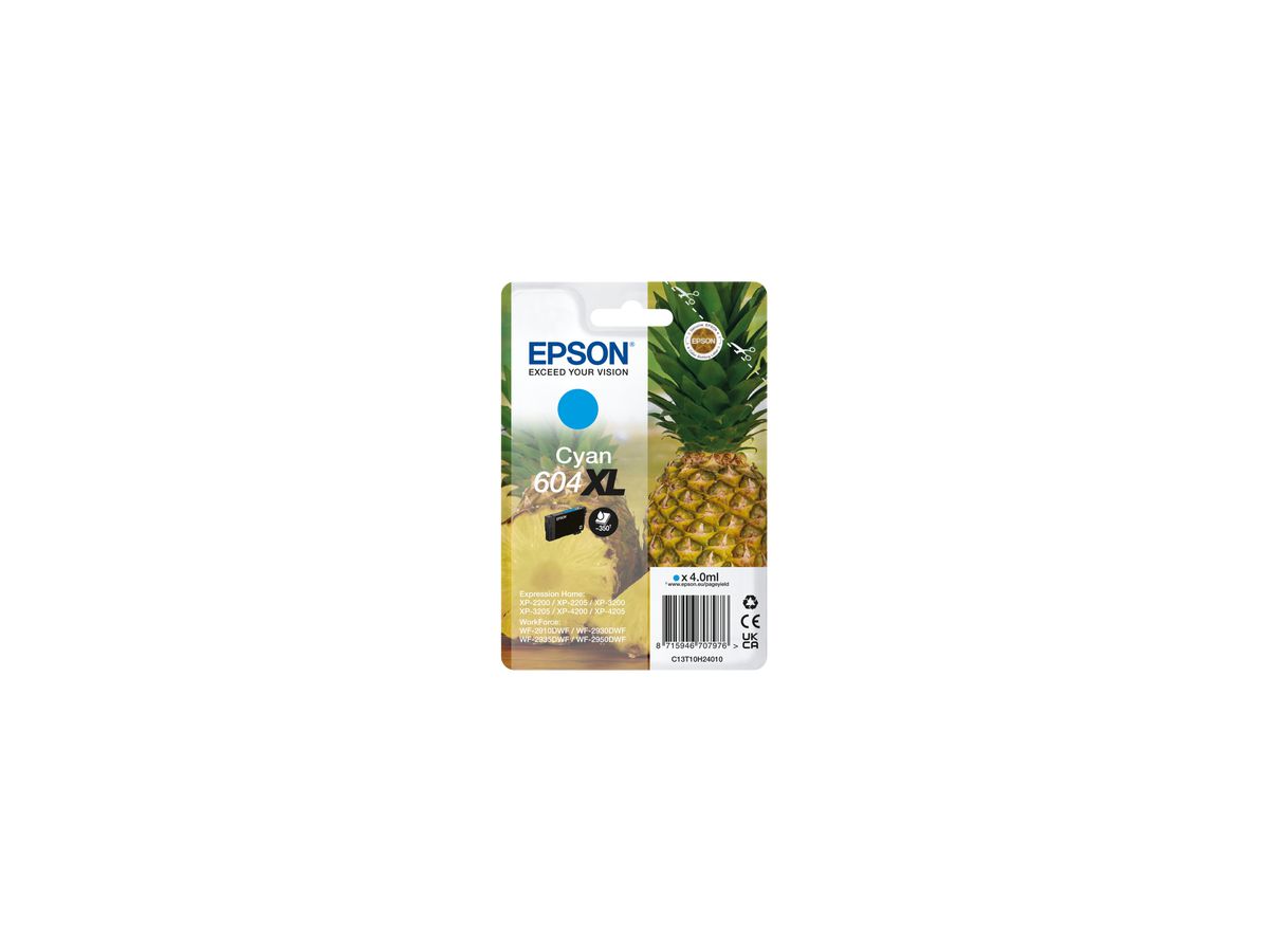 Epson 604XL Druckerpatrone 1 Stück(e) Kompatibel Hohe (XL-) Ausbeute Cyan