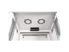 ROLINE 19-Zoll Wandgehäuse Pro 12 HE, 600x600 BxT zweiteilig schwenkbar grau