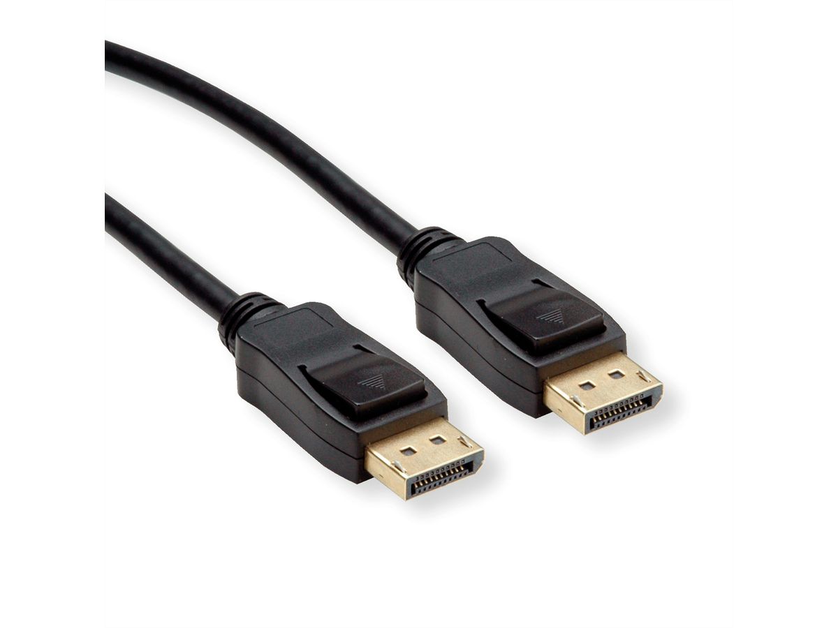 VALUE DisplayPort Kabel, v1.4, DP ST - ST, schwarz, 1,5 m