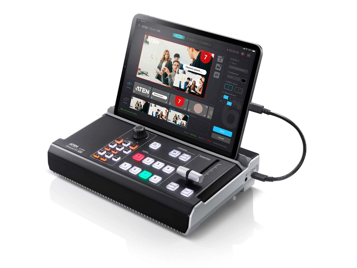 ATEN UC9040 StreamLIVE Pro All in One Mehrkanal AV Mixer