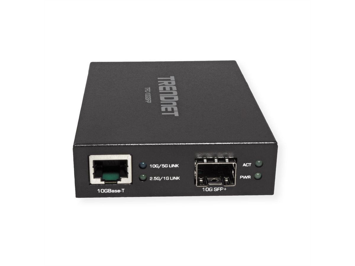 TRENDnet TFC-10GSFP Media Converter, 10GBASE-T zu SFP+ Fiber