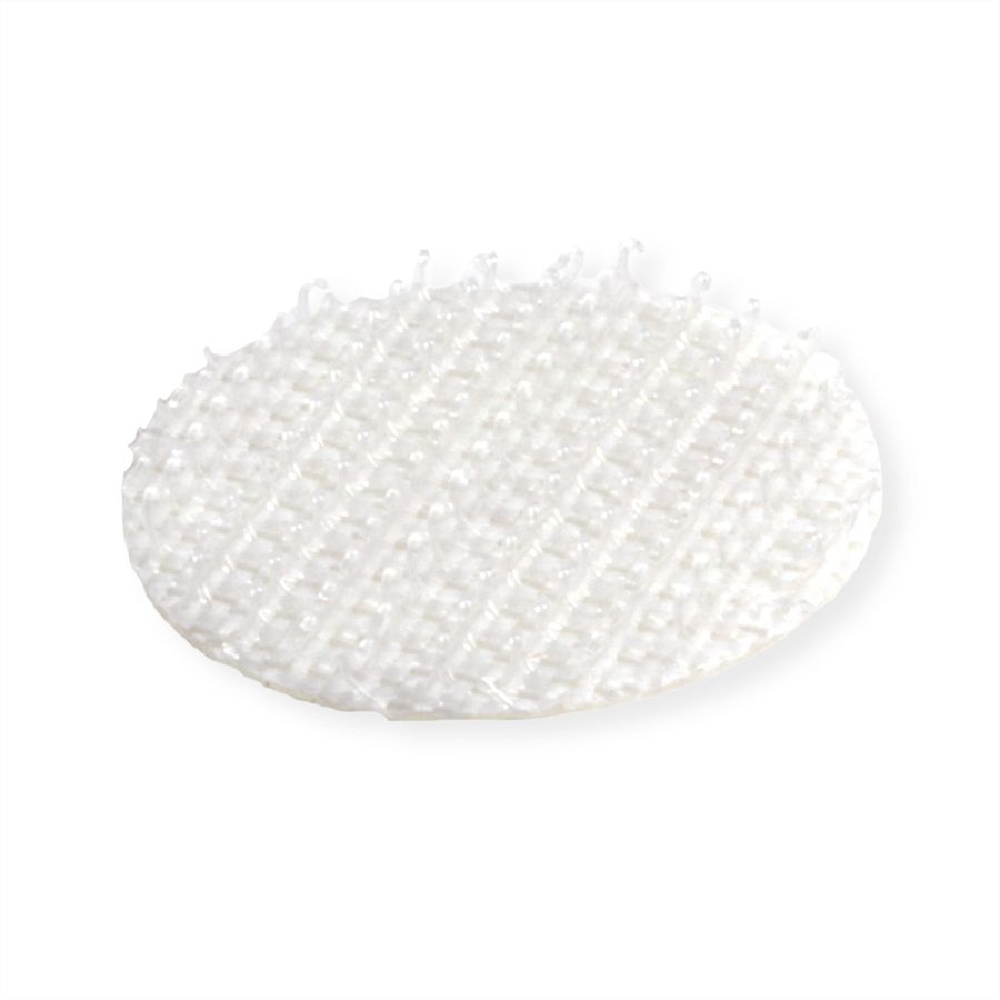 VELCRO® Klettpunkte Selbstklebend Nur Haken, 19mm x 125 Weiß