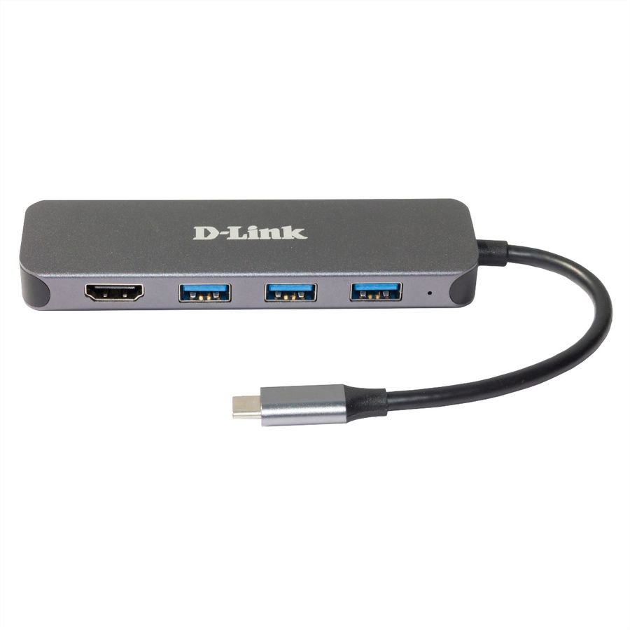 D-Link DUB-2333 5-in-1 USB-C Hub mit HDMI/Power Delivery