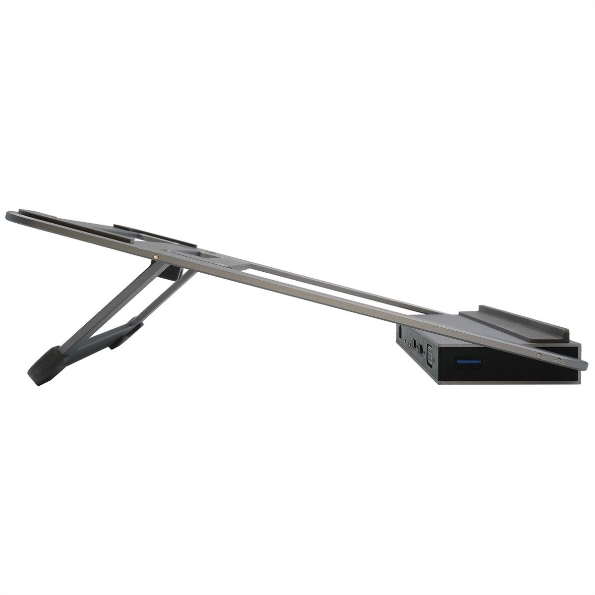 EXSYS EX-1223HM 12 in 1 USB-C Dockingstation, mit Notebook Stand für Notebook, Matebook und MacBook