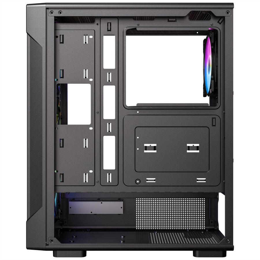ANTEC VX-320 ARGB ATX, Micro-ATX, ITX Mid Tower Gaming PC Gehäuse, schwarz