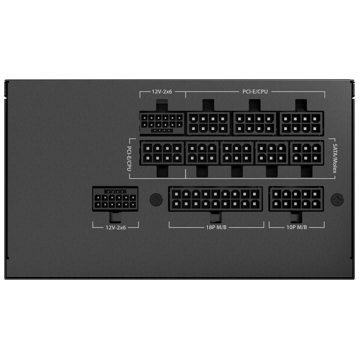 ANTEC GSK 1200 ATX3.1 1200 W Vollmodulares 80 PLUS Gold-Netzteil, schwarz