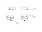 BACHMANN TWIST 2 2xUTE 2,0m AEH RAL9010 30GE rund