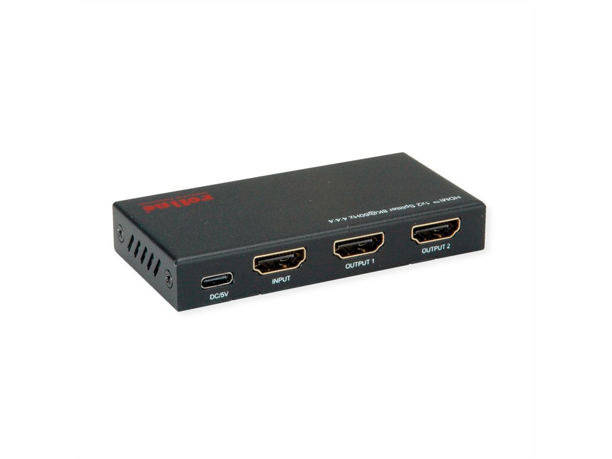 ROLINE HDMI Video-Splitter, 8K, 2fach