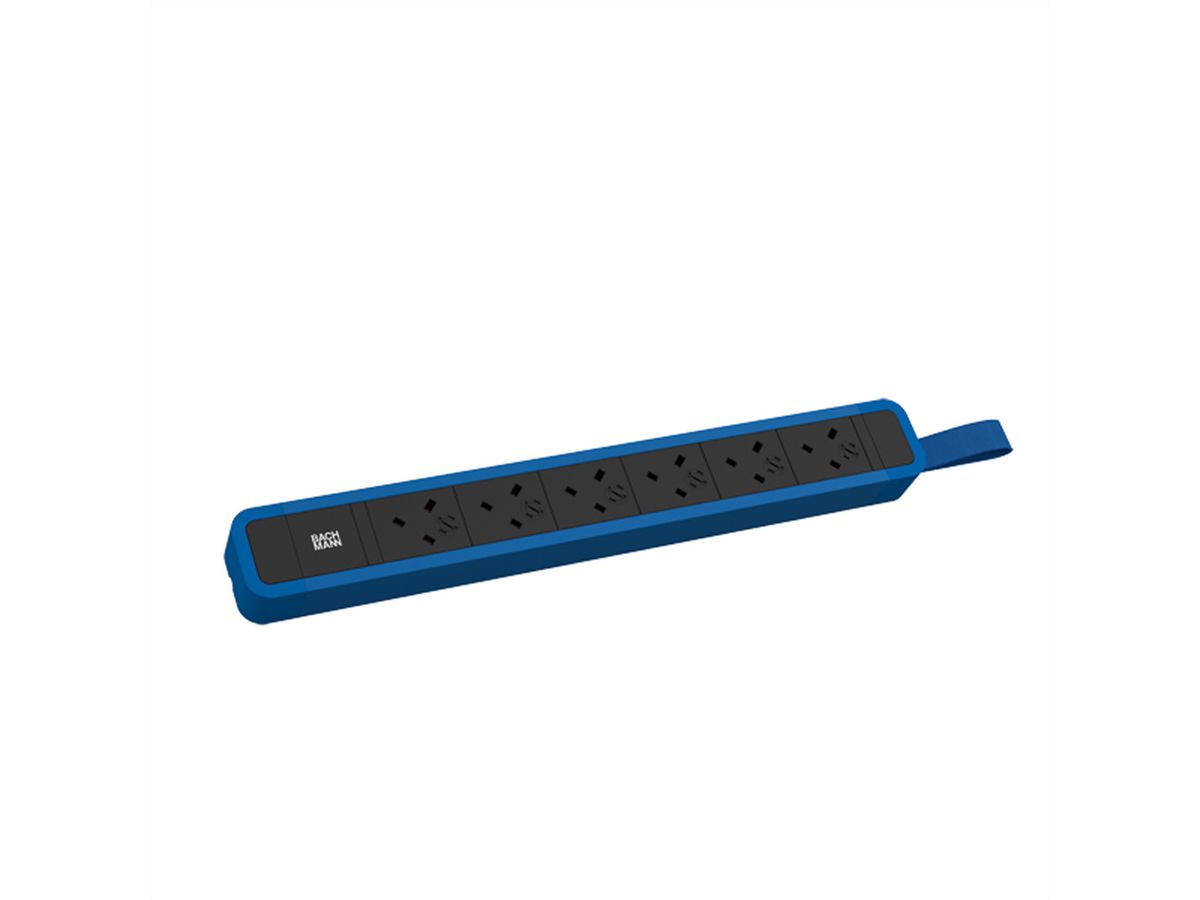BACHMANN PRIMO 2 6xUK 45° 3,15A mit Schlaufe 2,0m UK RAL5010