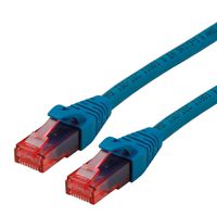 ROLINE Patchkabel Cat.6 UTP, Component Level, LSOH, blau, 0,3 m