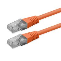 ROLINE Patchkabel Cat.6 (Class E), UTP, PoE, orange, 0,3 m