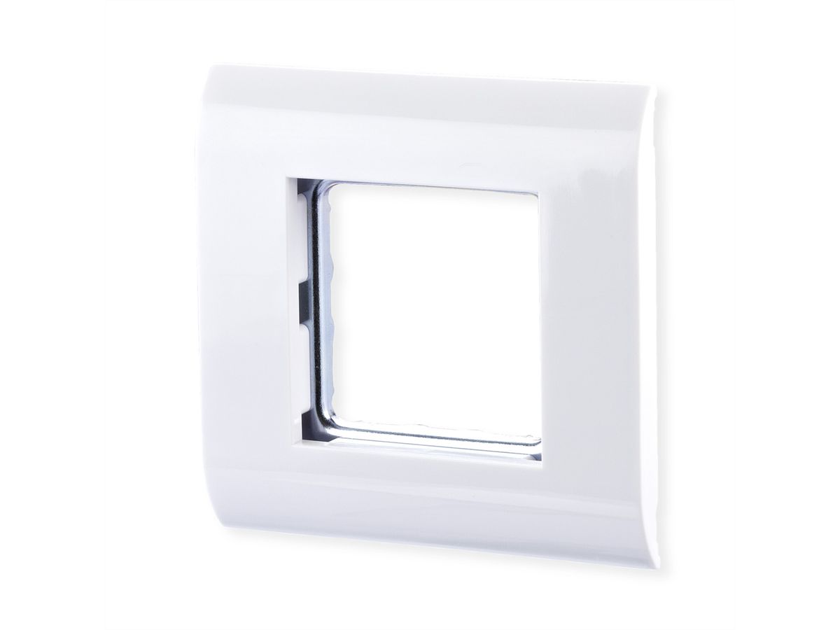 METZ CONNECT Rahmen 80x80 mm für 45x45 mm weiß