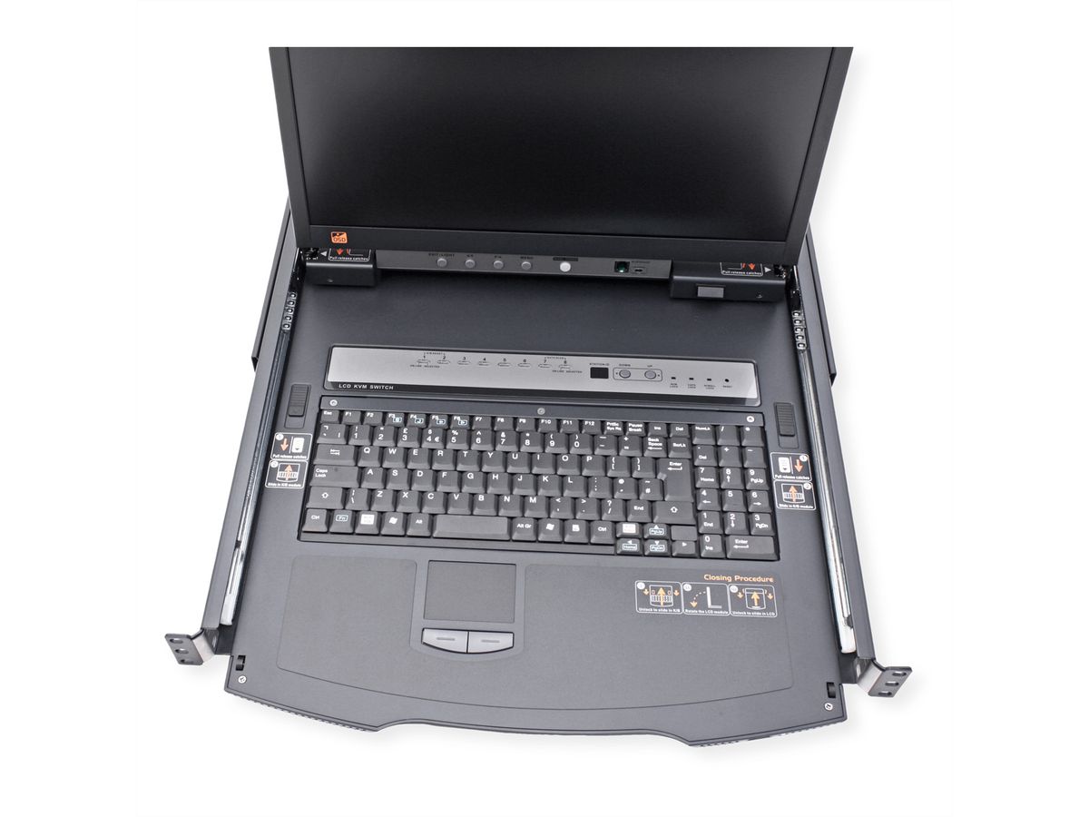 ATEN KL1508AiN 48cm LCD IP-KVM 8-Port, FR-Layout