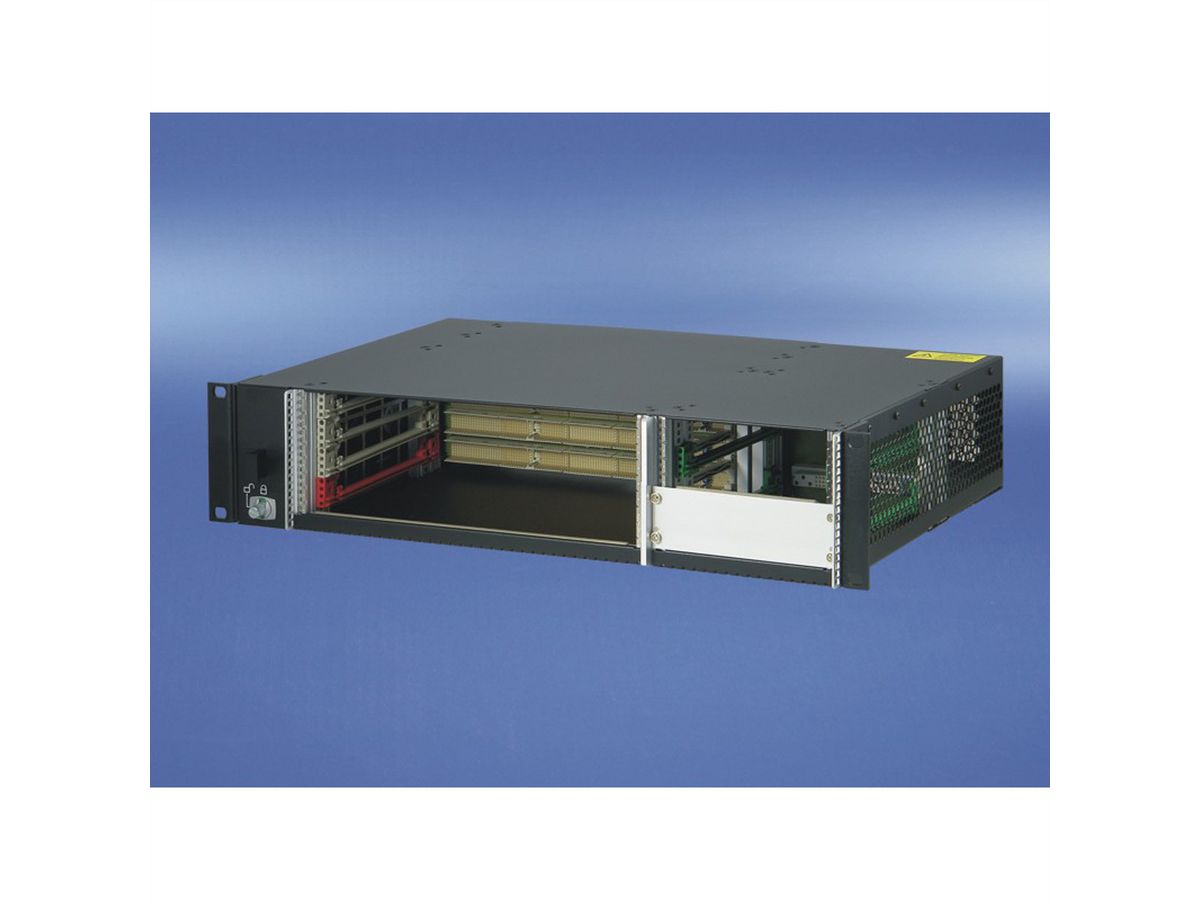 SCHROFF 2 HE, 4 Slot, mit Rear I/O, für 19"-Netzgerät - BGTR 2HE 275T 4SL CPCI 19"
