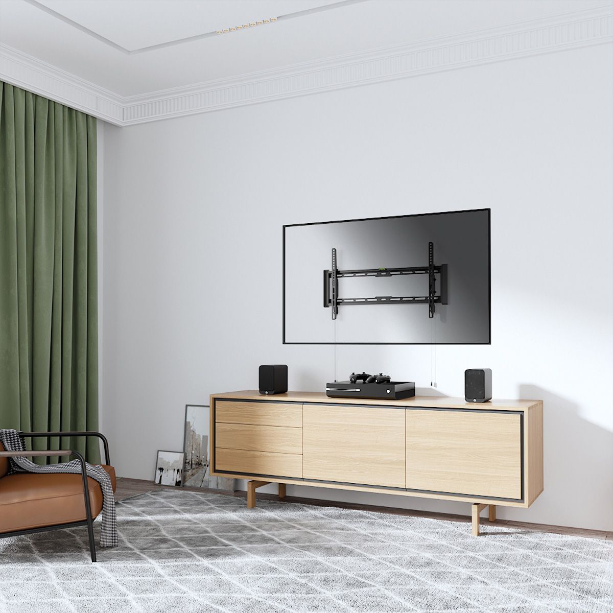 VALUE TV-Wandhalterung, neigbar, 37-80 Zoll, bis 75 kg