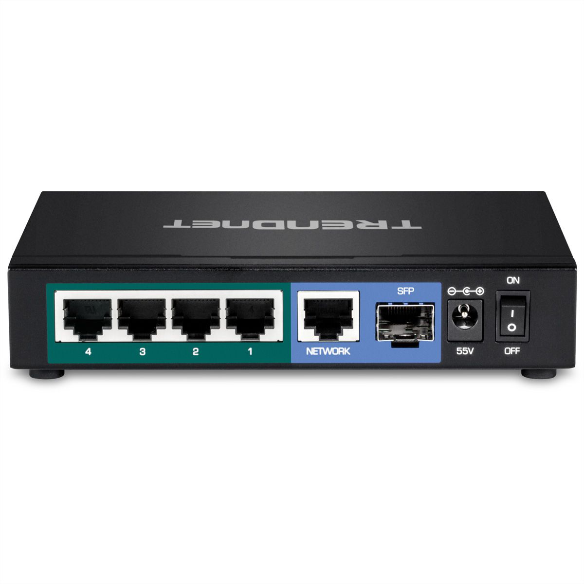 TRENDnet TPE-TG611 6-Port Switch PoE+ Gigabit