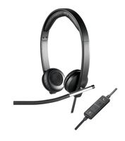 Logitech H650e Kopfhörer Kabelgebunden Kopfband Büro/Callcenter USB Typ-A Schwarz, Silber
