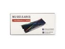 Xilence M2SSD.B.ARGB M.2 2280 SSD PCIe NVMe/SATA Kühler, 3PIN ARGB 5V, Passiv