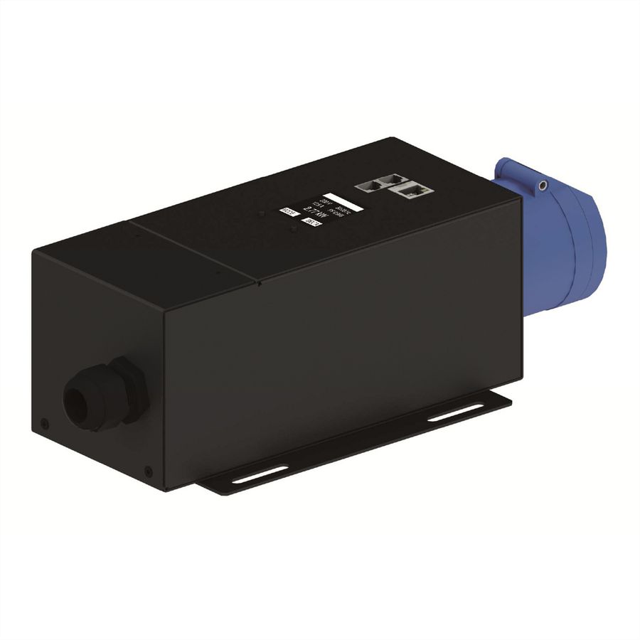 BACHMANN BlueNet CEE 32A 1 Phasig, CEE Steckdose 32A blau, Messung