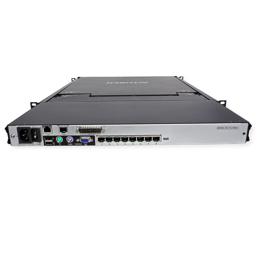 ATEN KL1508AiN 48cm LCD IP-KVM 8-Port GB, UK-Layout