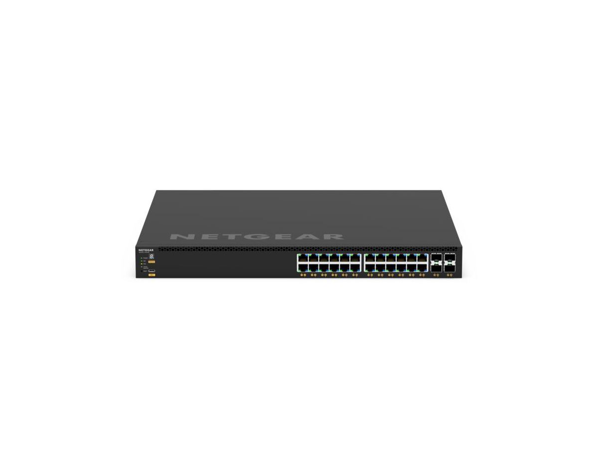 NETGEAR GSM4328-100AJS Managed L3 Gigabit Ethernet (10/100/1000) Power over Ethernet (PoE) 1U Schwarz
