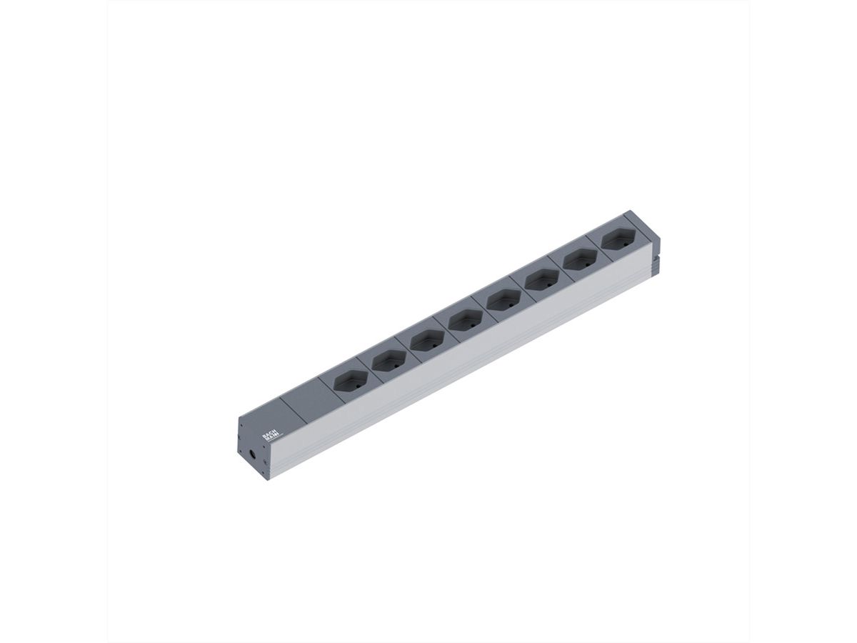 BACHMANN 19" Steckdosenleiste, 8xT13 Buchsen