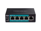 TRENDnet TE-FP051 5-Port PoE+ Switch Fast Ethernet Long Range