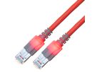 saCon Patchkabel Kat.6 (Class E) S/FTP, LSOH, rot, 2 m