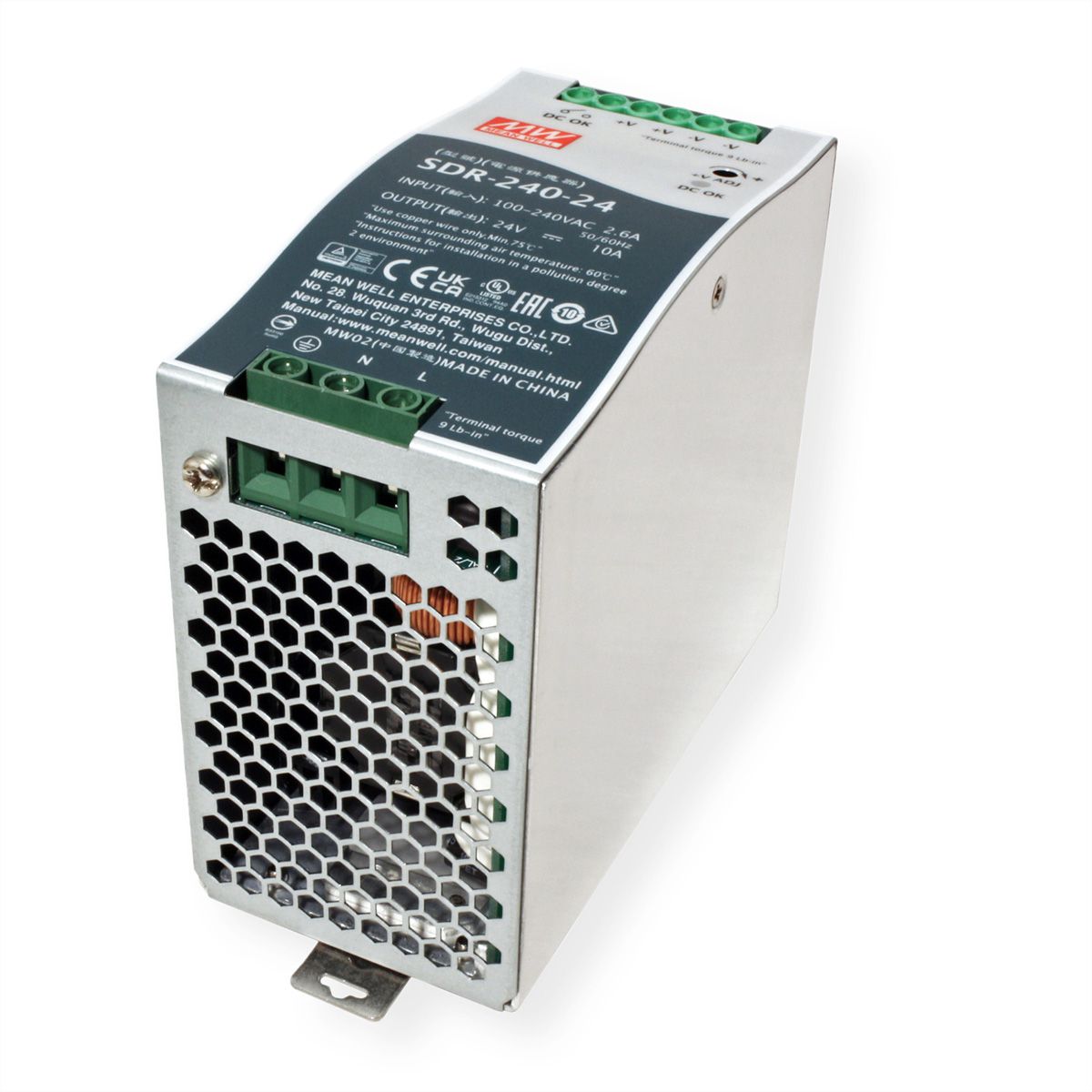 Mean Well SDR-240-24 Hutschienennetzteil 240W 24V DC
