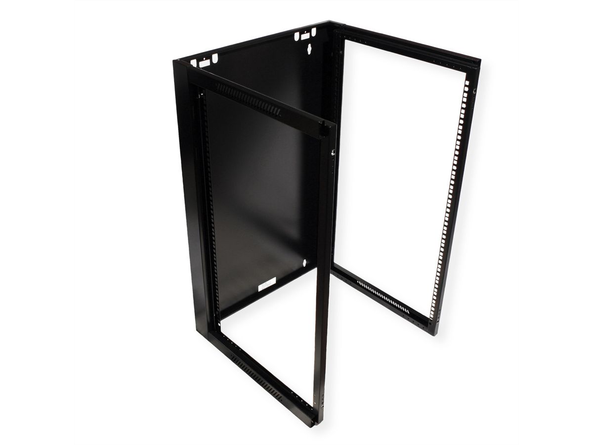 VALUE Wandgehäuse 18 HE (HxBxT) 901x570x600mm, Bausatz, schwarz