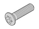 SCHROFF Linsensenkkopfschraube mit Kreuzschlitz - NTS SENKSCHR.LIN. M3X8 100ST