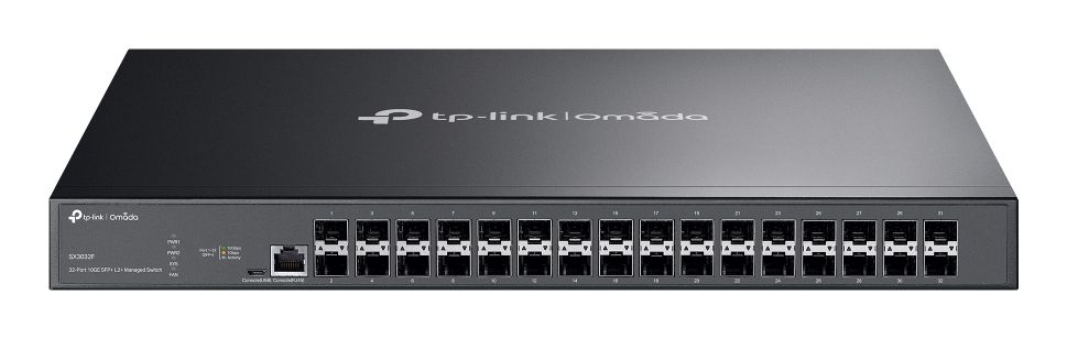 TP-Link Omada SX3032F Netzwerk-Switch Managed L2+ Schwarz