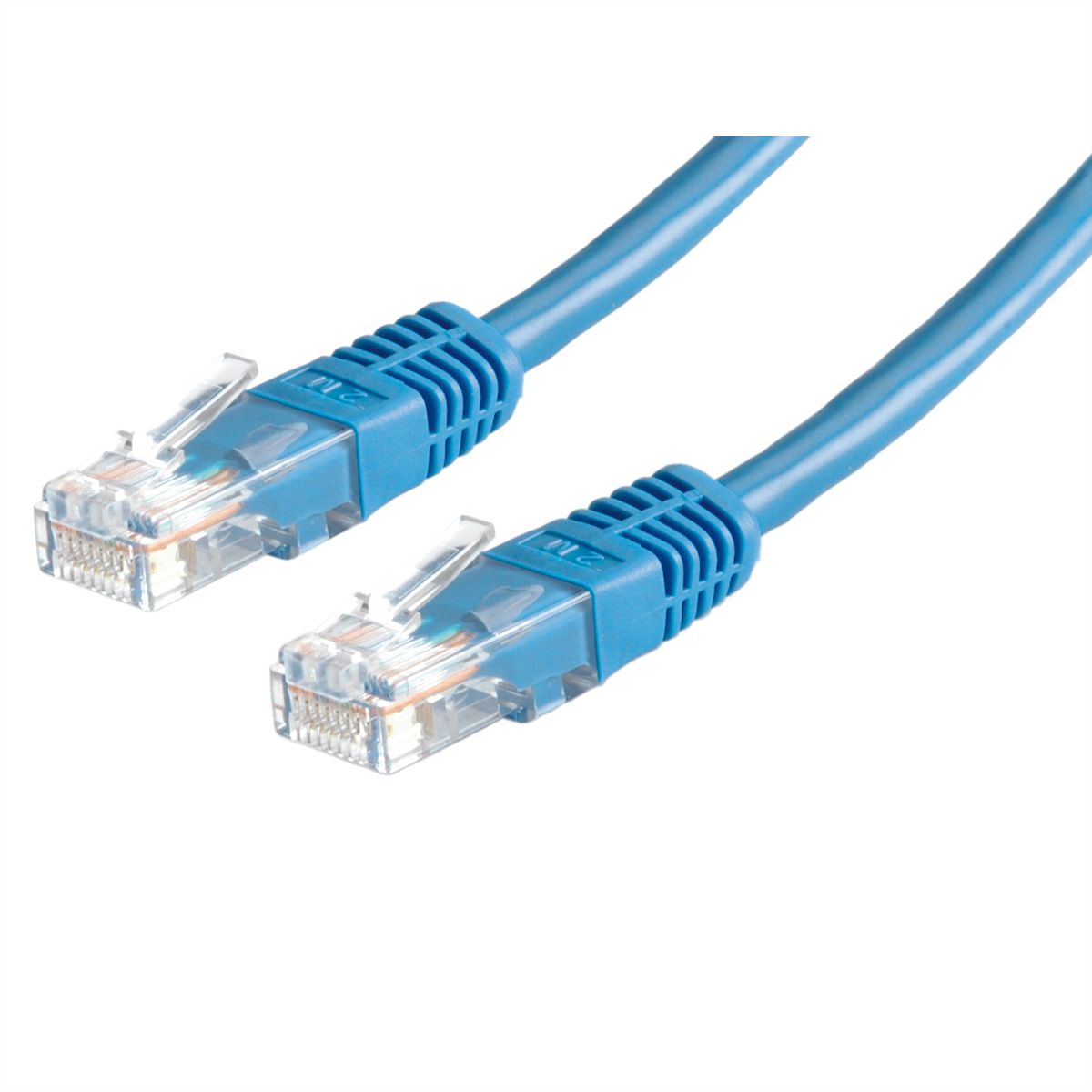 VALUE Patchkabel Cat.6 (Class E) UTP, blau, 0,5 m